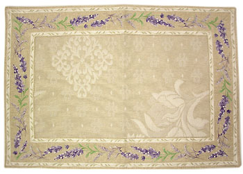 Provence Jacquard tea mat (lavender. natural) - Click Image to Close